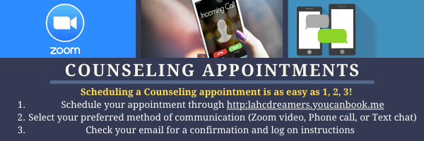 Counseling Appointments Banner