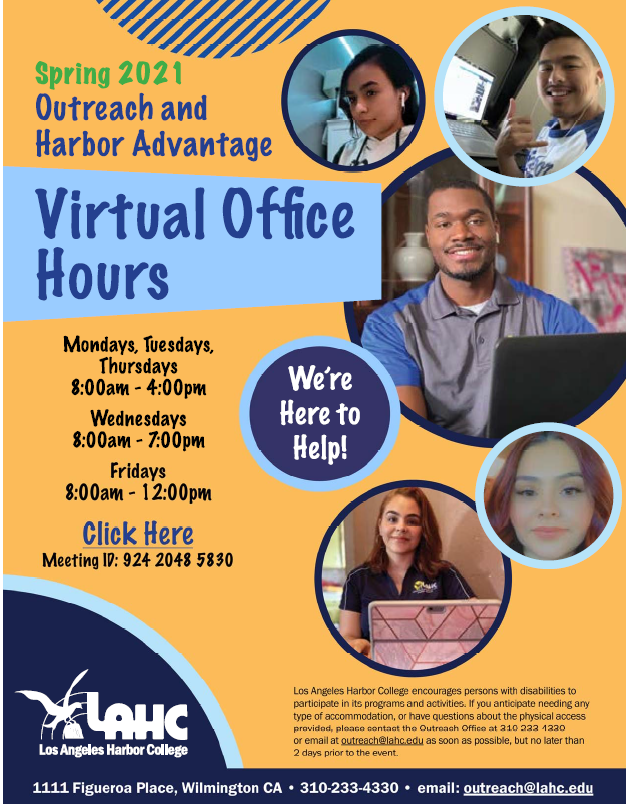 Virtual Office Hours Brochure