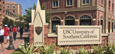 University if Southern California Sign
