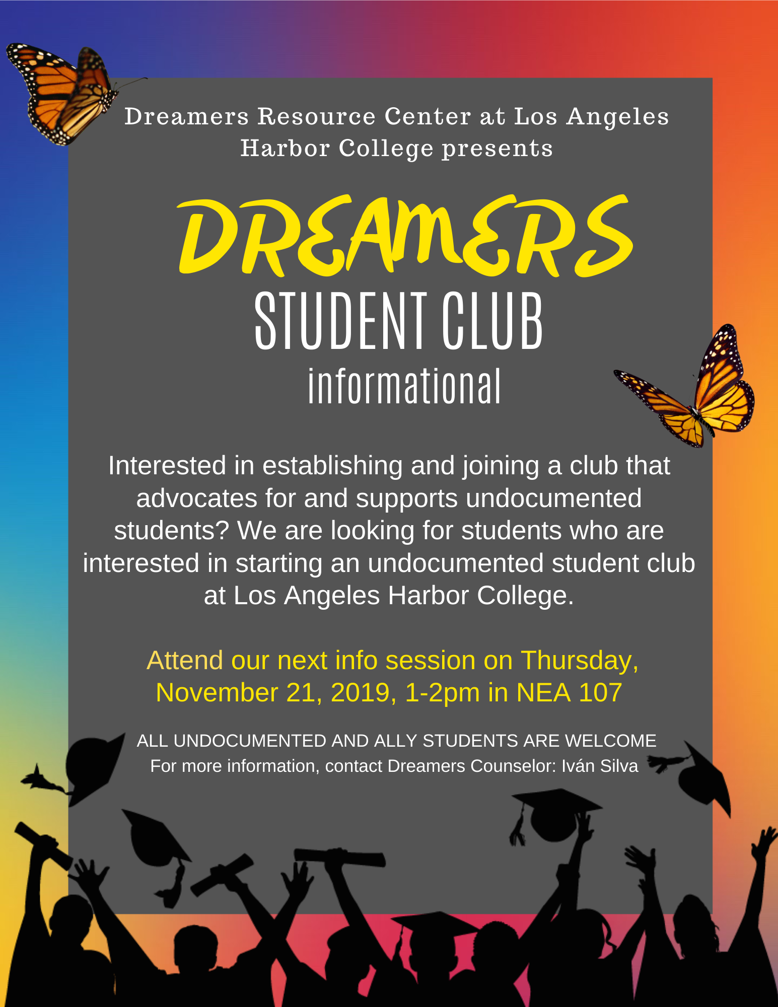Dreamers Student Club Promotional Flayer 