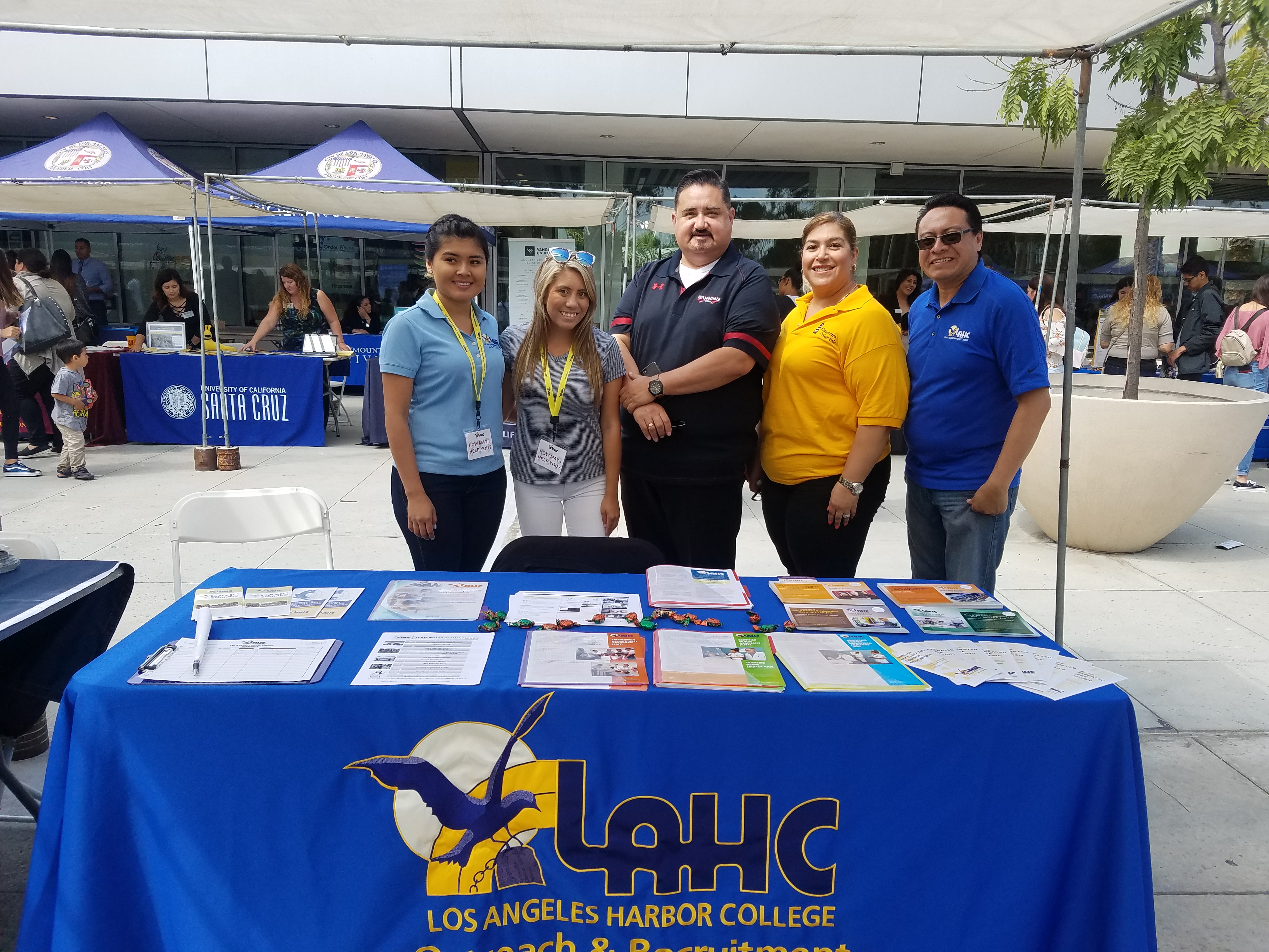 Picture of Principal LAHC Counselor with Colleagues
