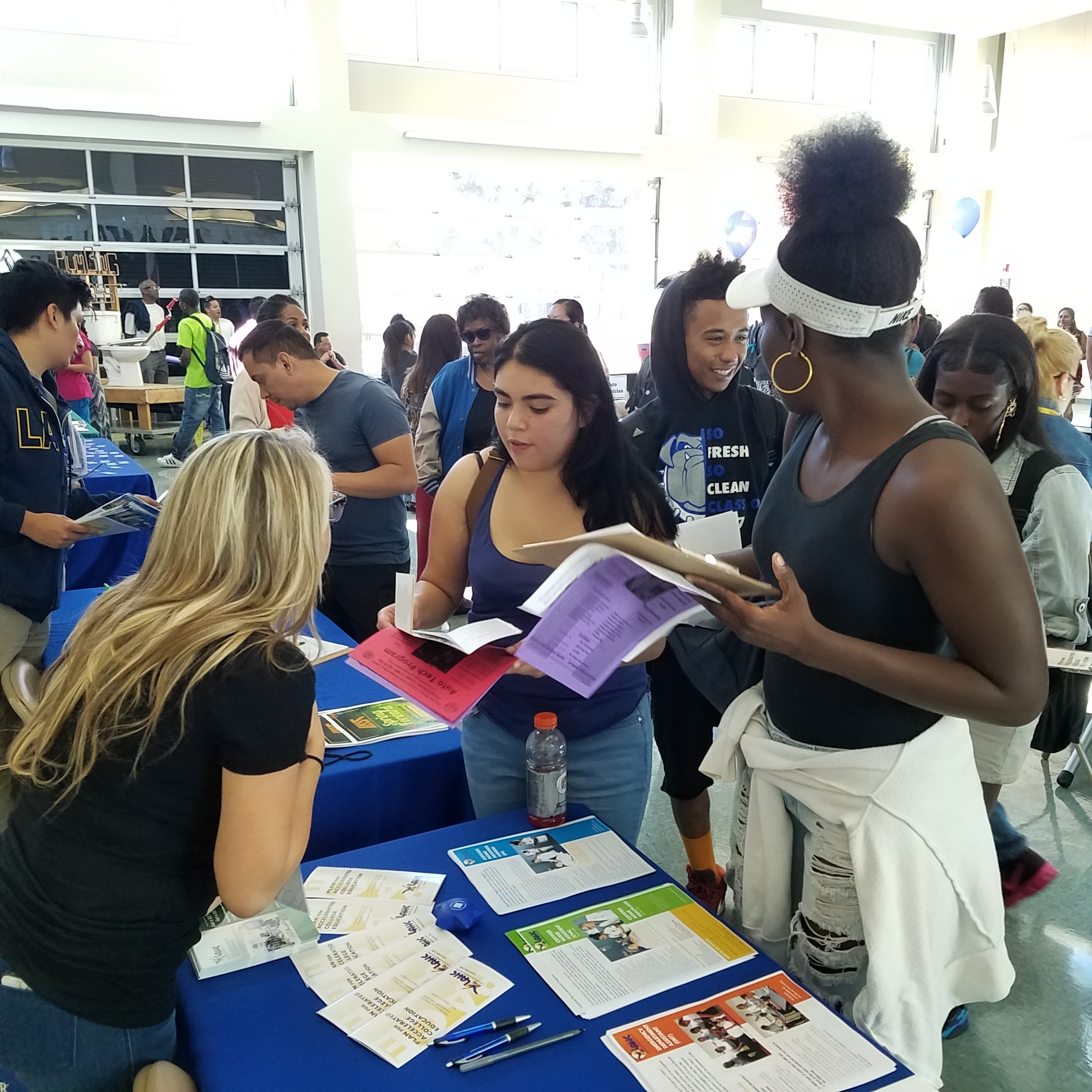 Picture of Students Asking for Information