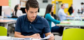 Man Reading a Book