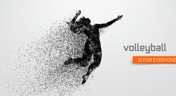 Athlete Playing Volleyball