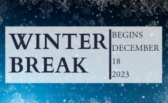 winter break banner