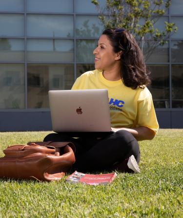 Girl Student in Campus