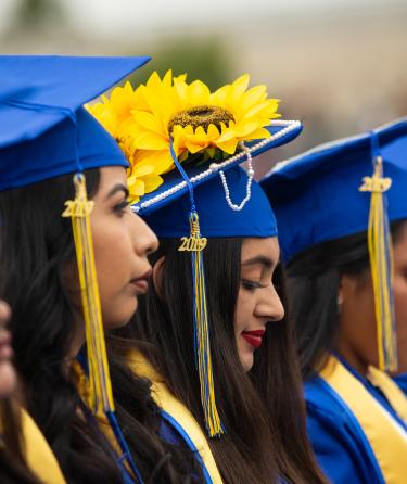 Female Students at Graduation Event