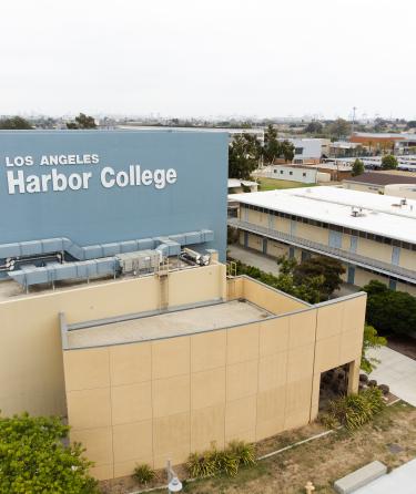 Los Angeles Harbor Collage Building