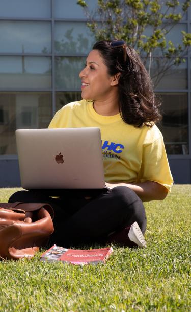 Girl Student in Campus