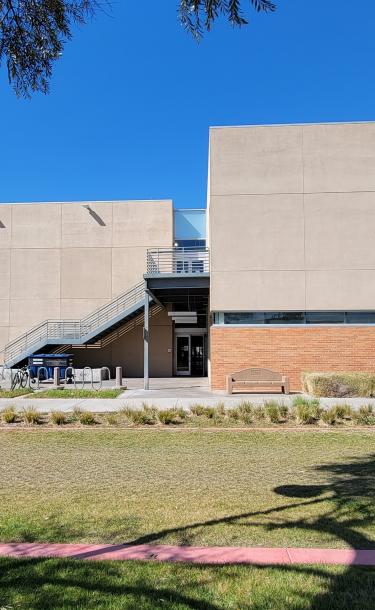 A picture of the outside of the Technology Building where DSPS is located.