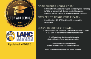 Academic Excellence at Harbor College