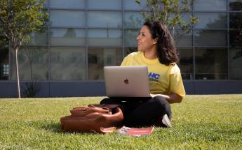 Girl Student in Campus