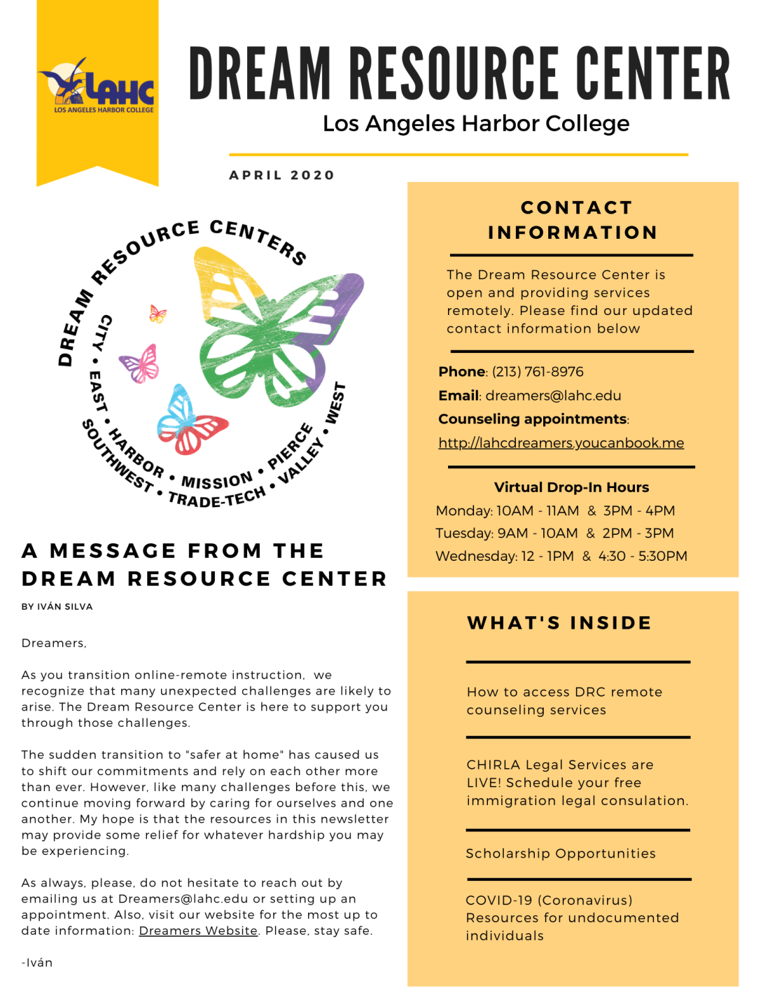 Dream Resources Center Infographic
