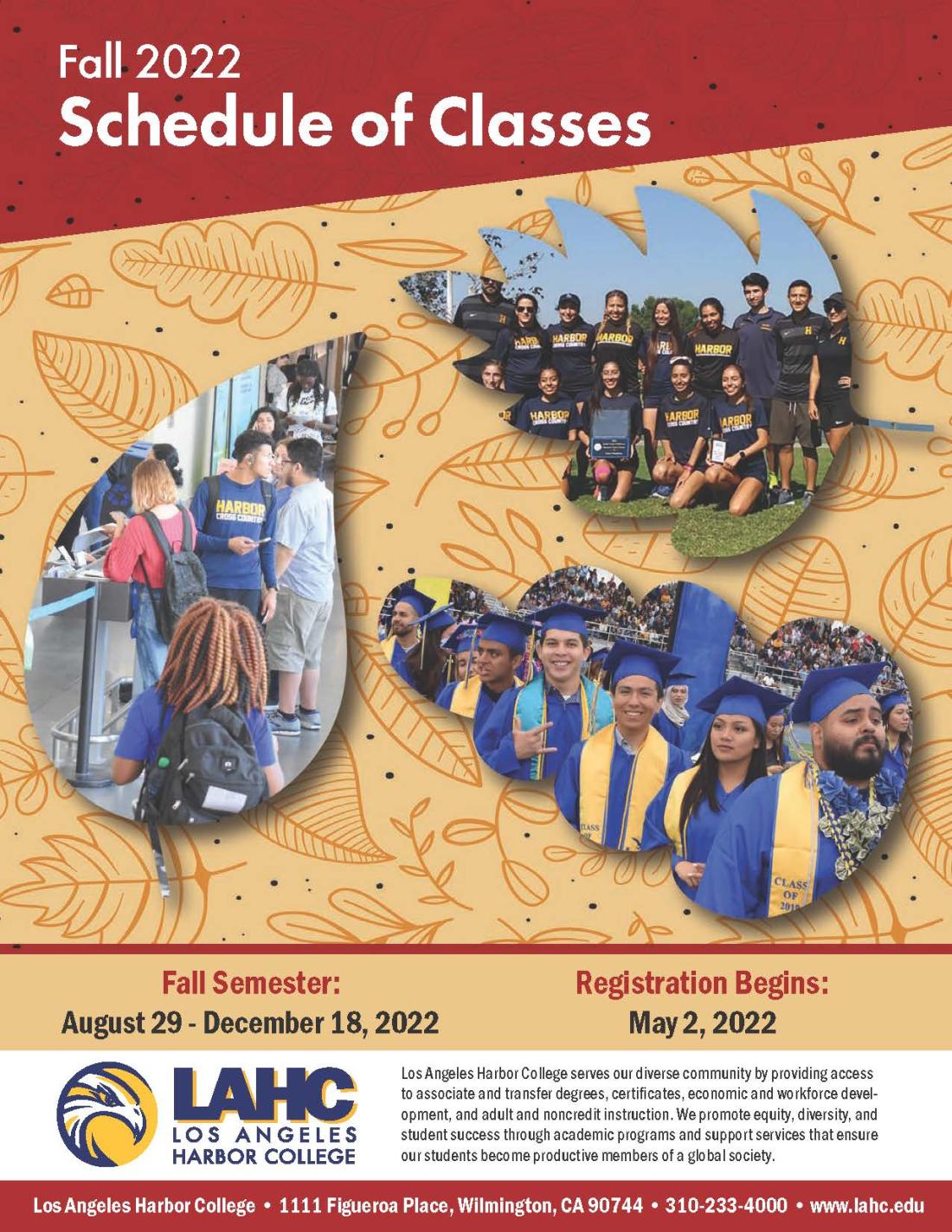 Schedules and Catalogs LAHC