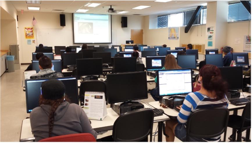 Students at Computer Class