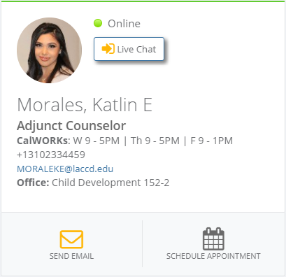 Contact Information of Katlin Morales