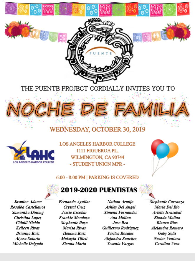 Noche de Familia  Flyer