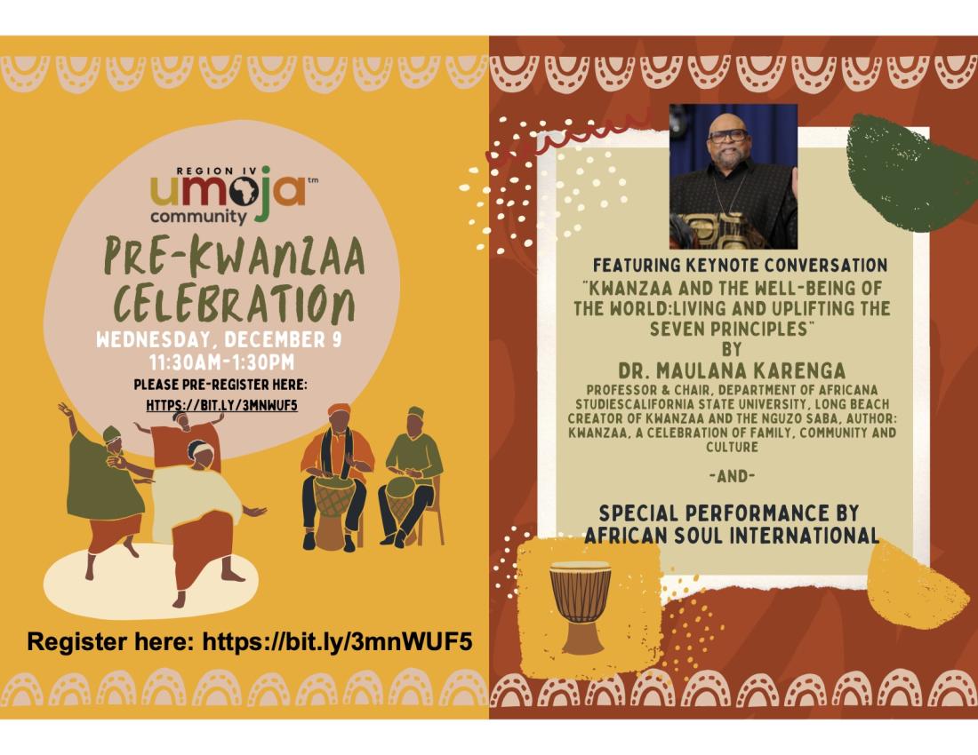Umoja Kwanzaa Flyer