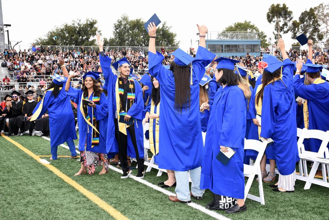 Students at Their Graduation Event