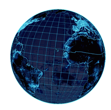 Rotating World Globe