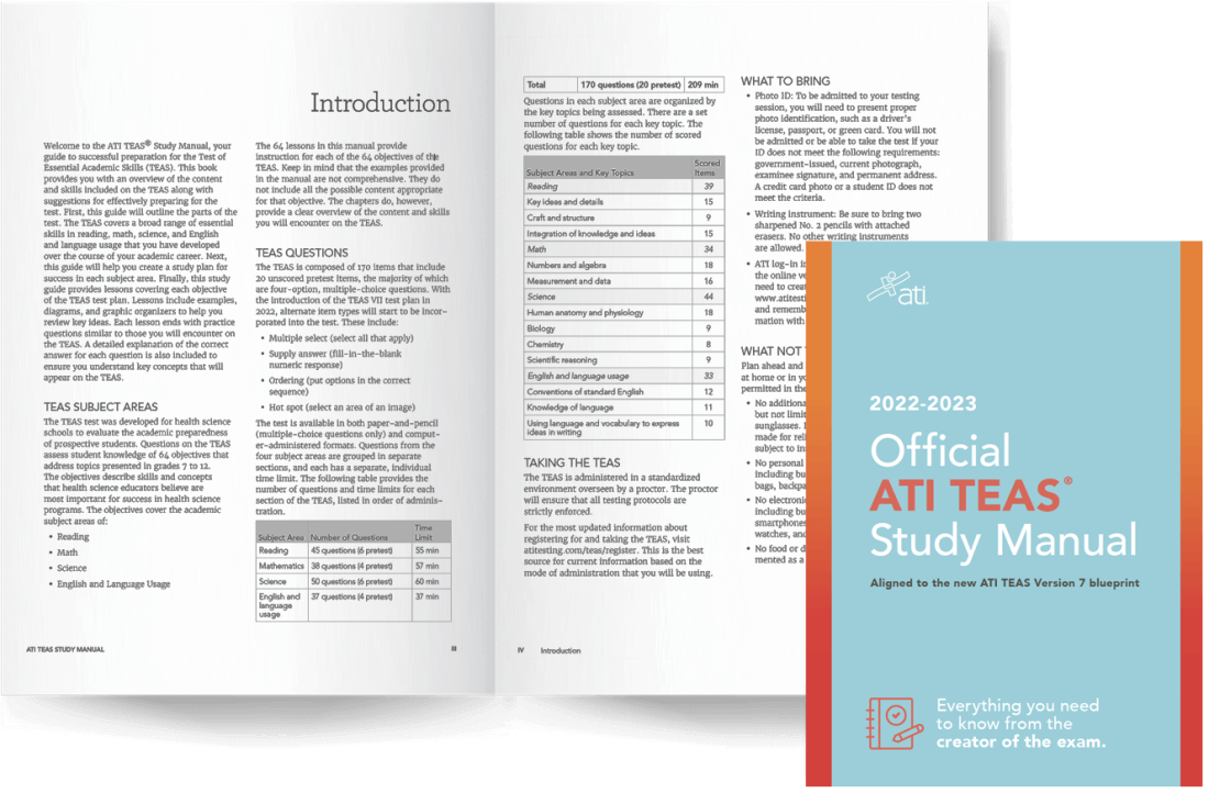ATI TEAS Study Manual cover