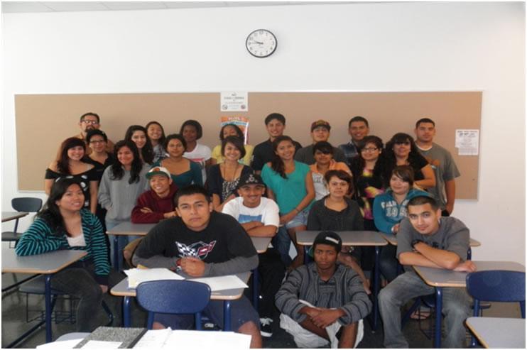 Smiling Students in the Classroom