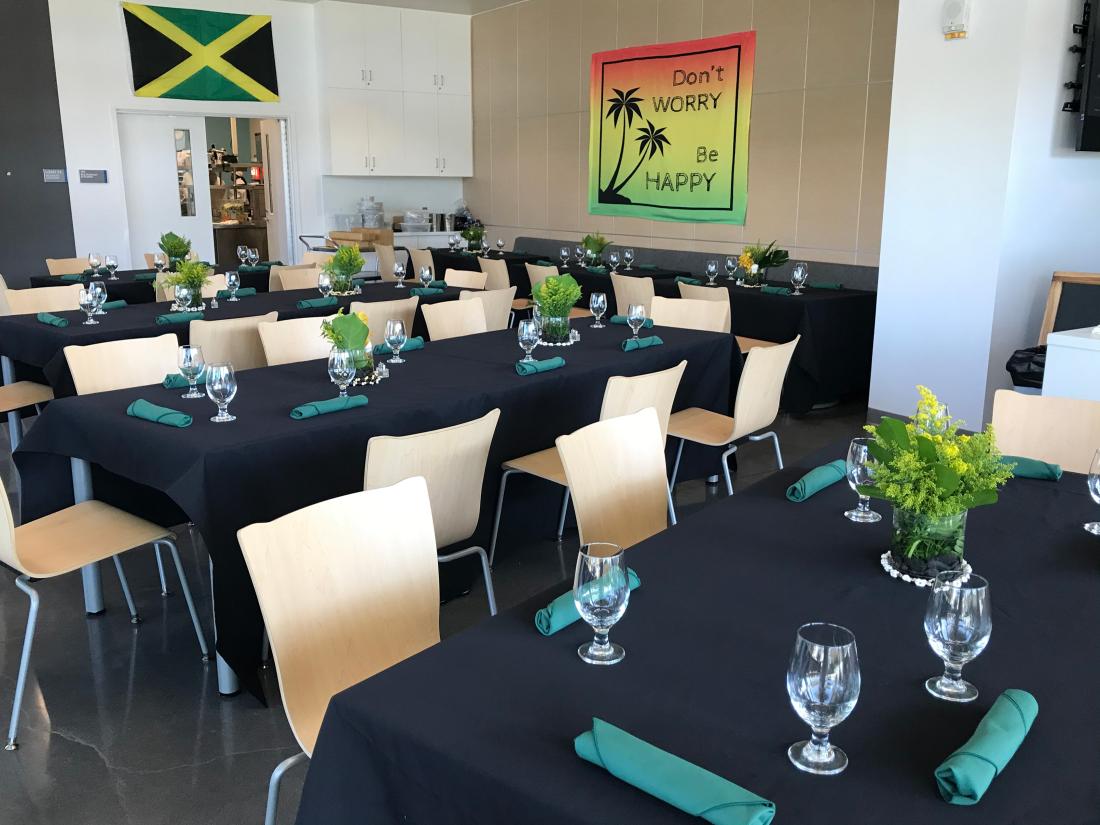 Jamaican Dinner at College Event