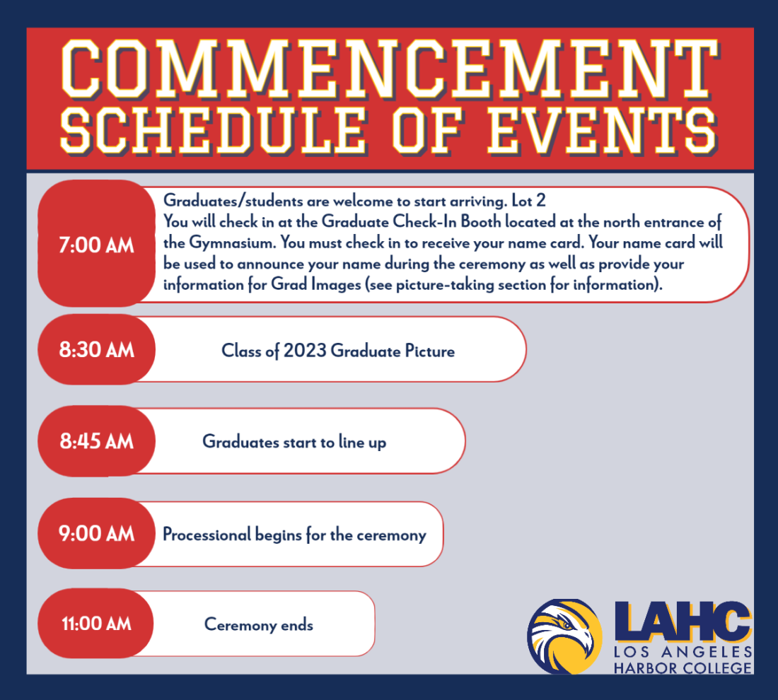 Graduation Day Schedule