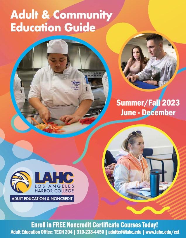 Image of Summer and Fall Adult and Community Education Guide Summer and Fall 2023