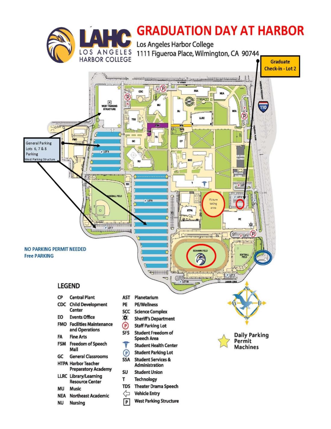 College Map for Graduation 2023