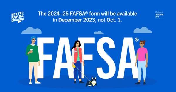 Graphic of FAFSA 2024 dates