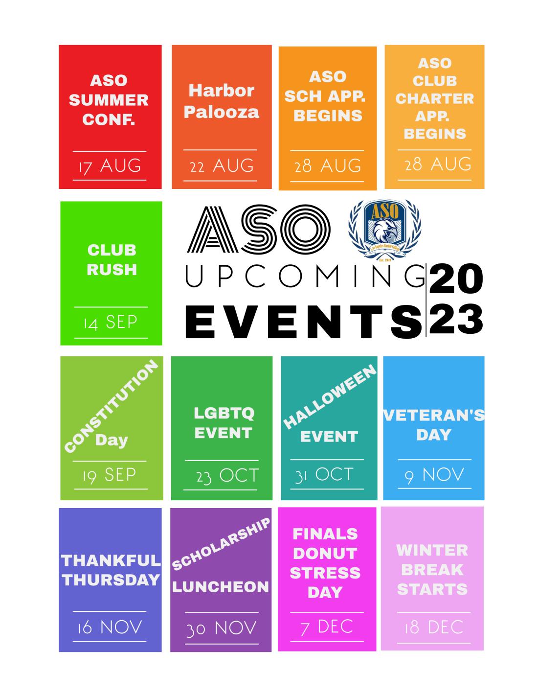 upcoming events