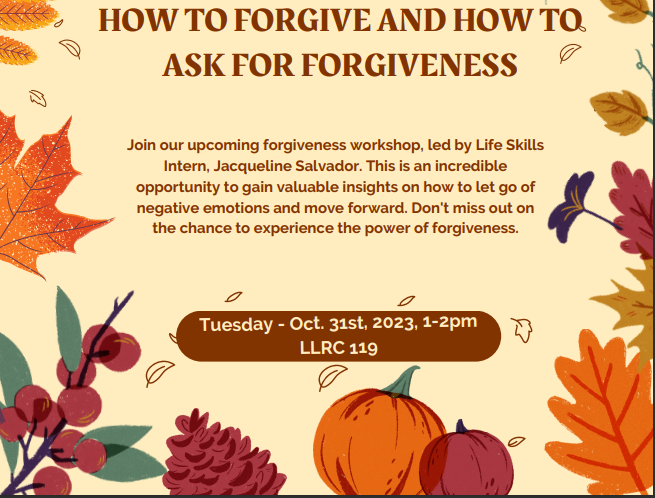 forgiveness workshop info