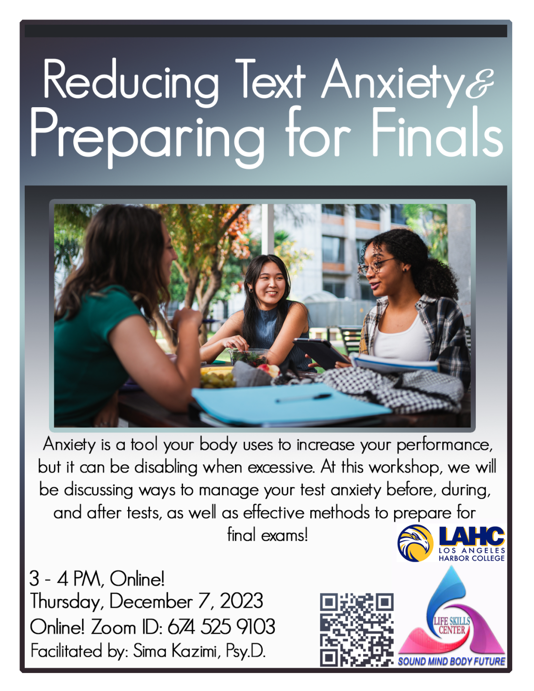 Finals Anxiety Workshop