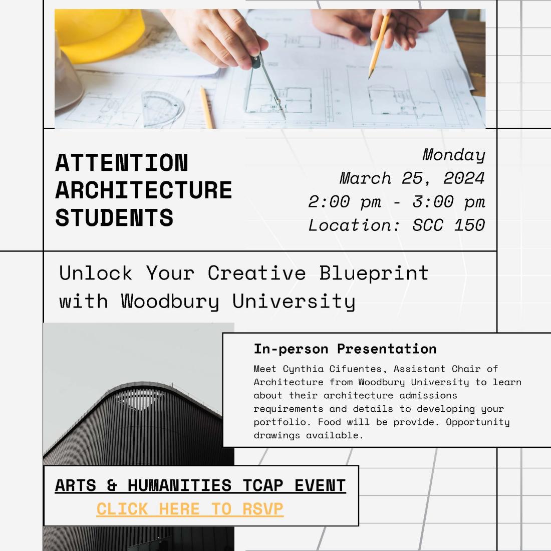 TCAP A&H Workshop Spring 2024 - Architecture Major