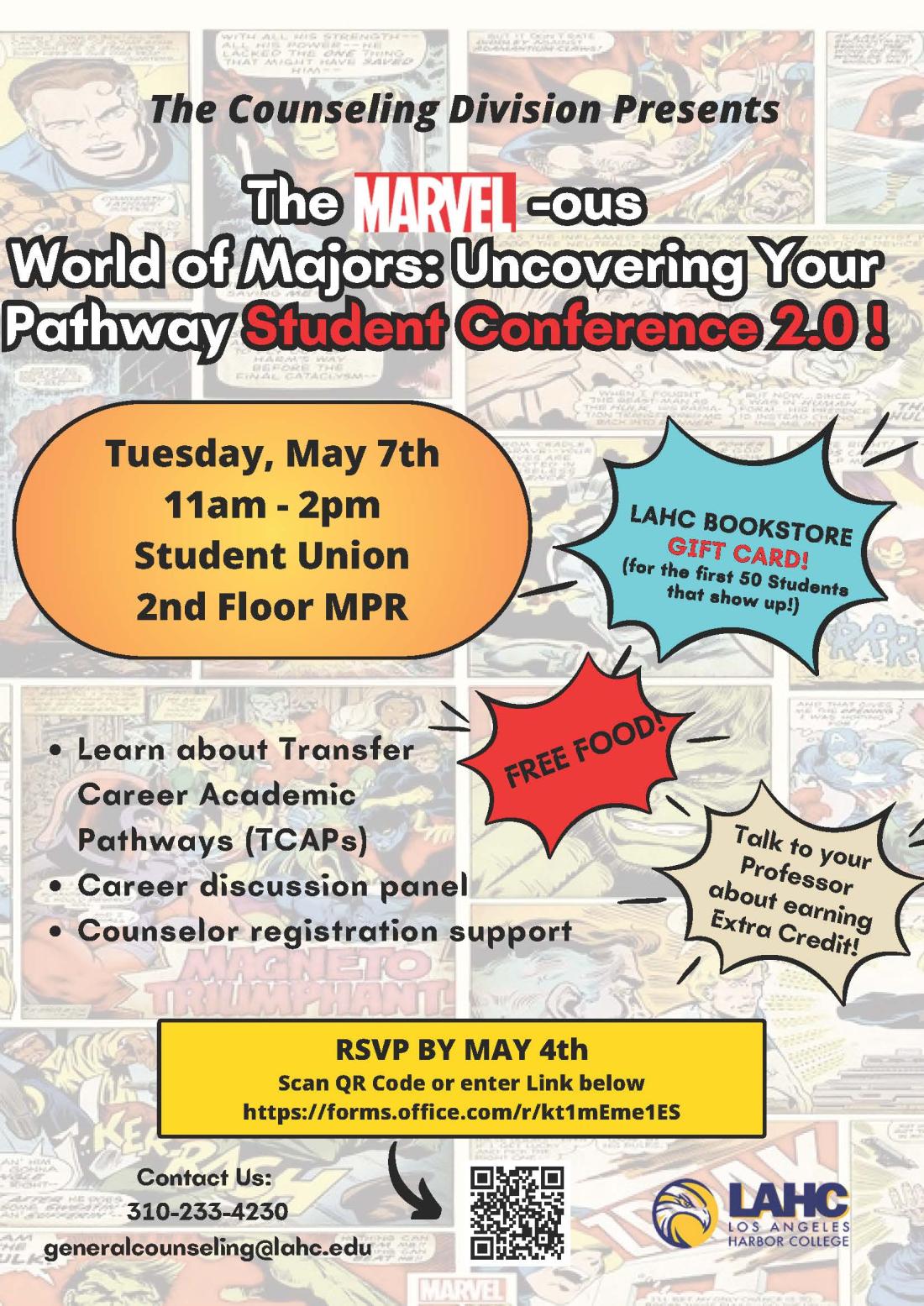 Flyer with TCAP Conference date, location, time, and rsvp link.