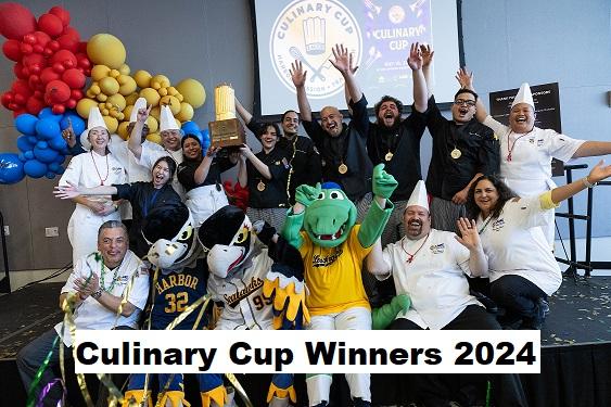 Culinary Cup Team with Trophy at the Culinary Cup 2024