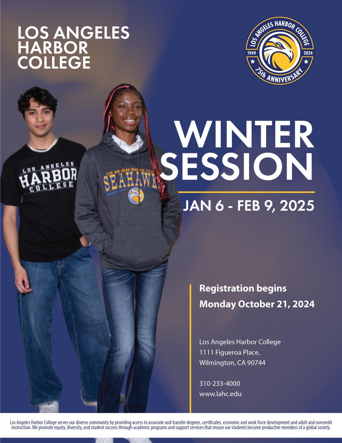 Winter 2025 Class Schedule Cover