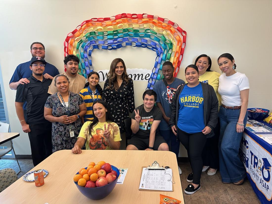 A picture of DSPS staff at the Disability Pride event at LAHC.
