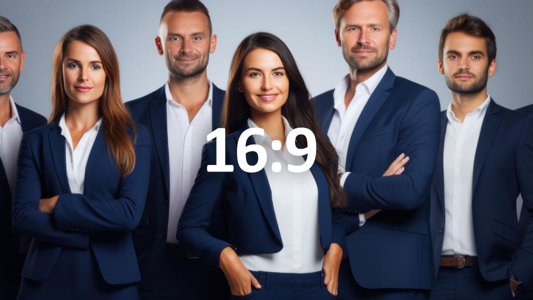 16-9 people ratio image