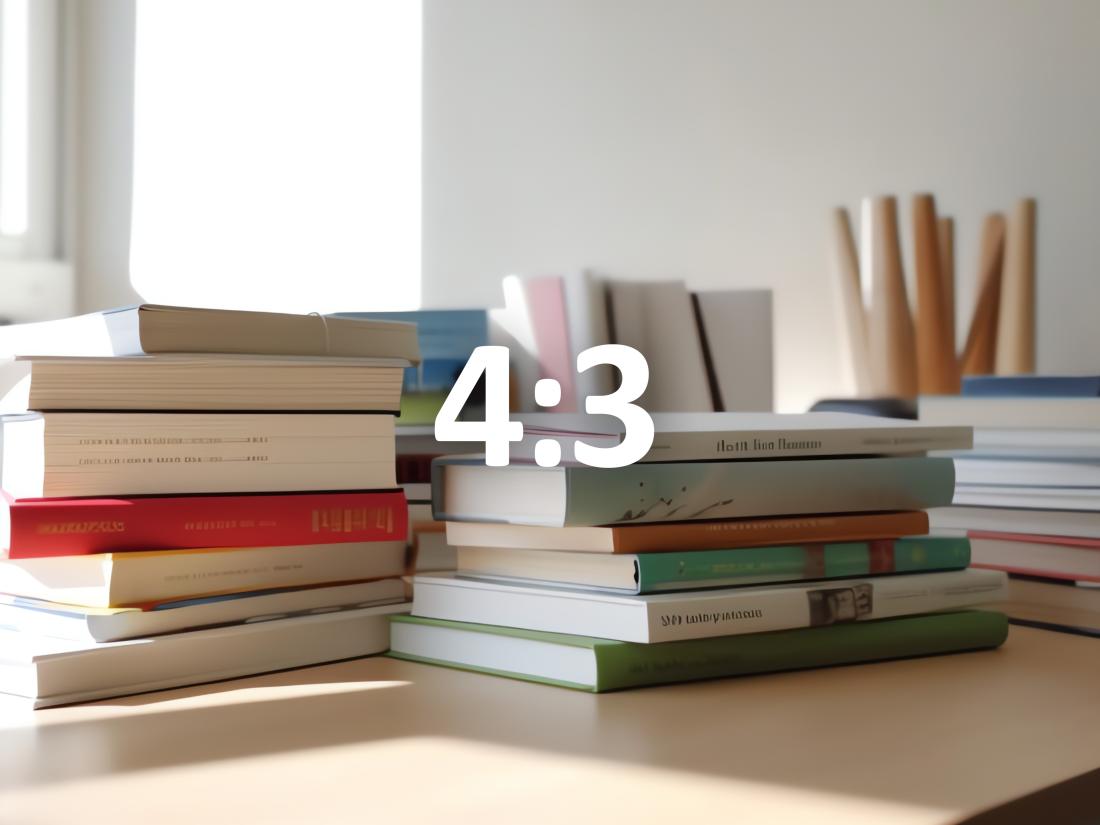 4-3 book ratio image