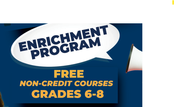Enrichment Courses for Grades 6-8