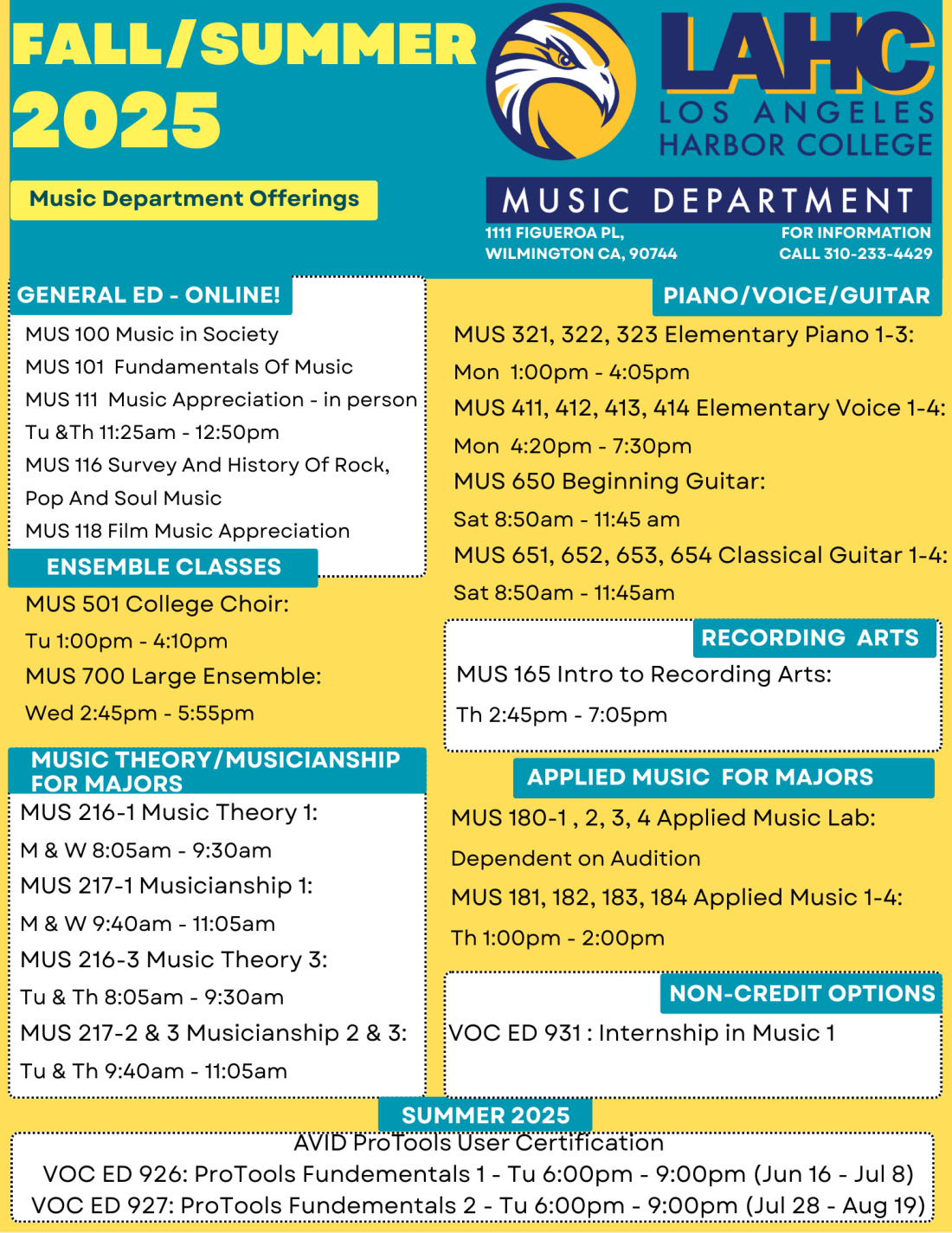 One Sheet Fall 2025 Music