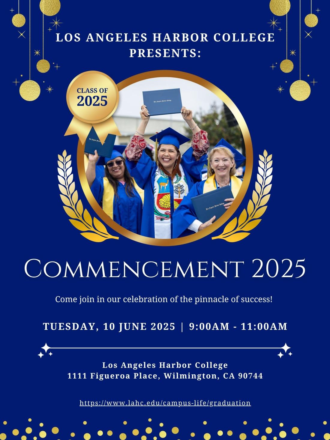 Graduation 2025 flyer