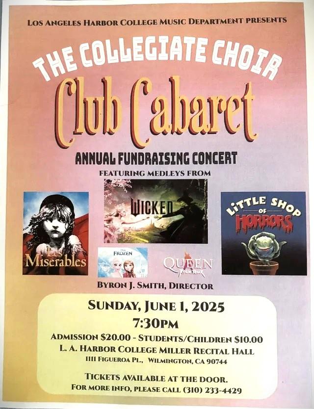 The Collegiate Choir Club Cabaret Flyer