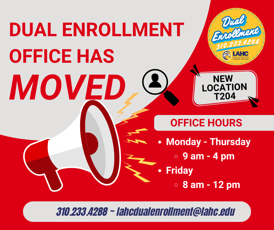 New Office location for Dual Enrollment 07.10.25