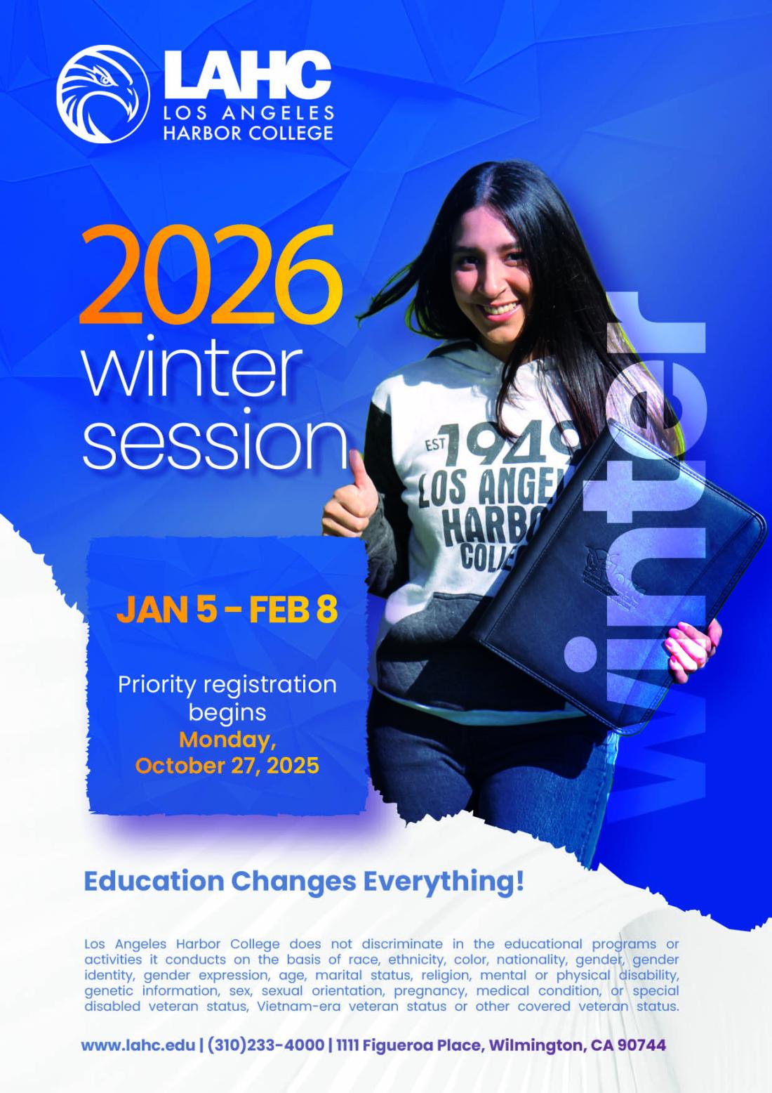 Winter 2026 Class Schedule