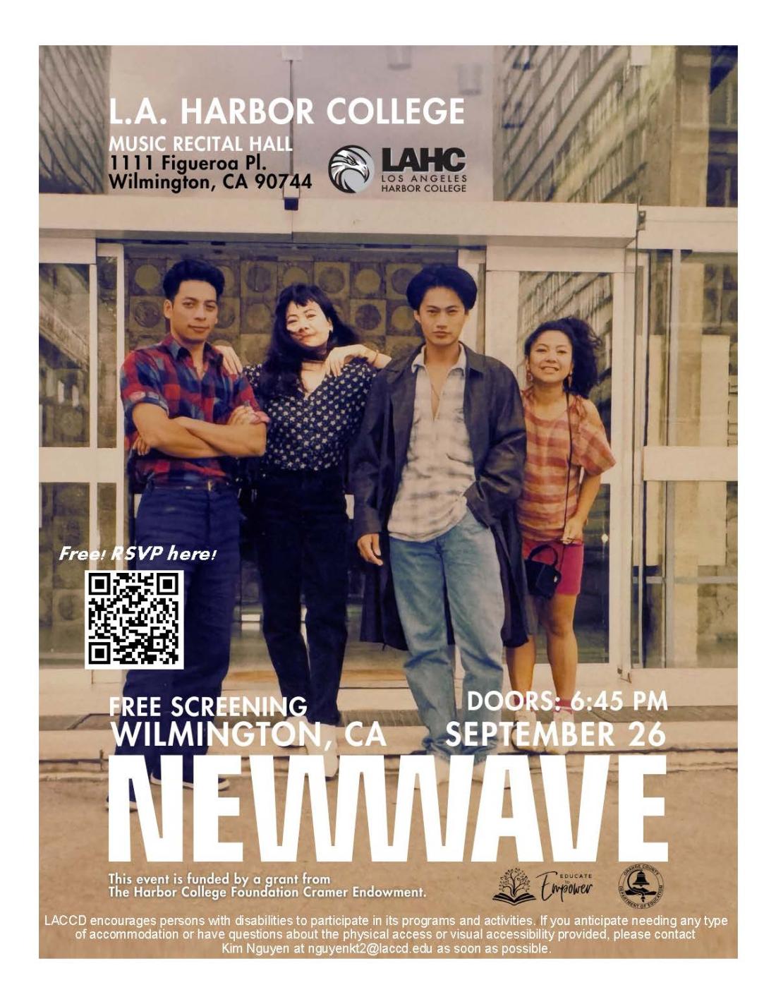 New Wave Film Screening Flyer