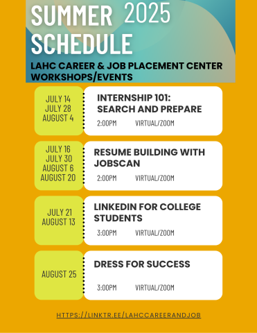 SUMMER 2025 WORKSHOPS