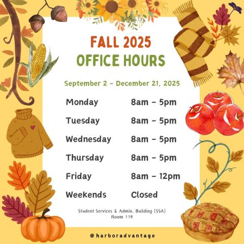 Fall 2025 Office Hours